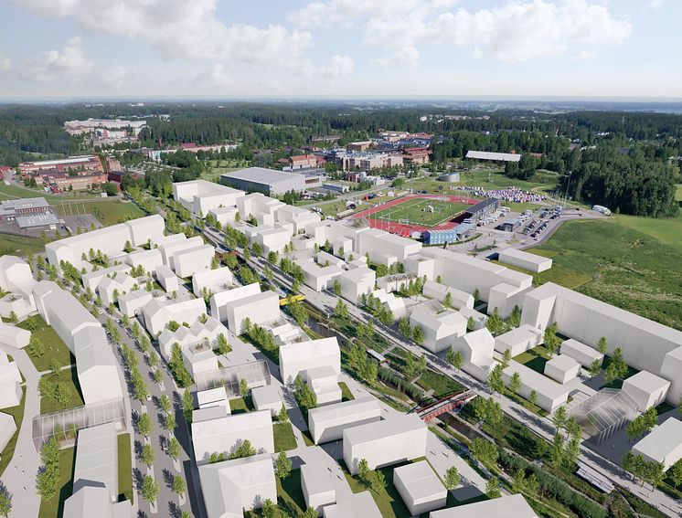 Planerad bebyggelse i Vallastaden, Linköping