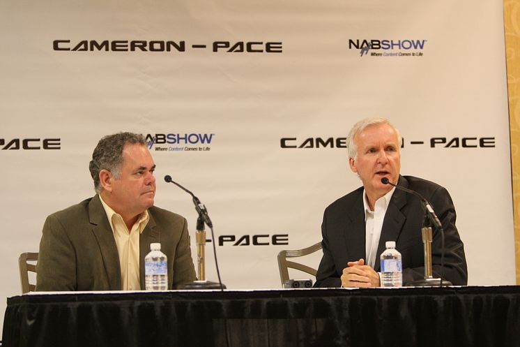 James Cameron and Vince Pace