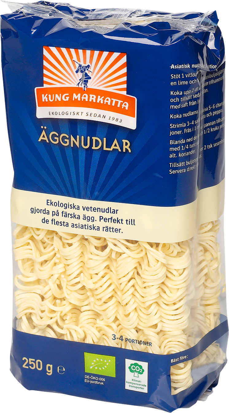 Kung Markatta Äggnudlar, 250 gram