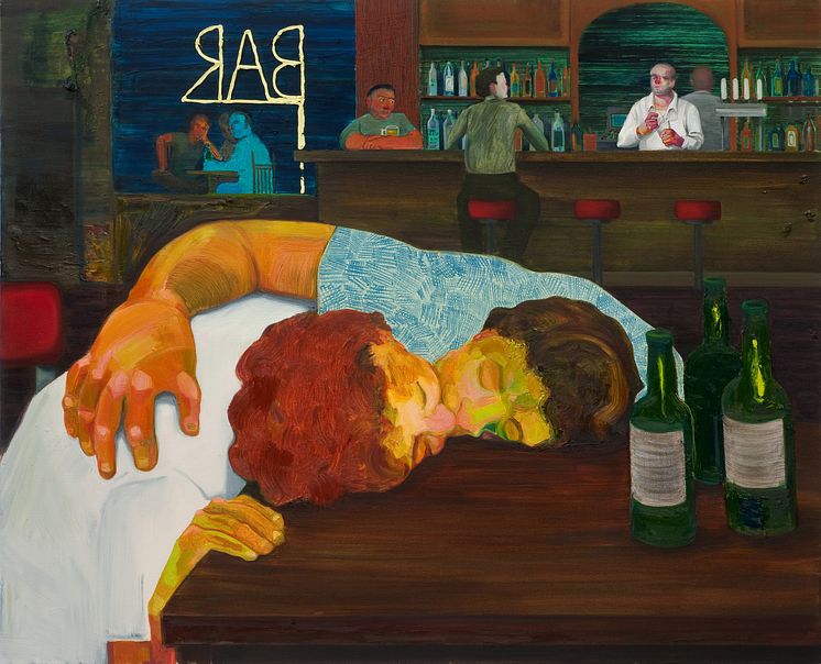 Nicole Eisenman, Sloppy Barroom Kiss, 2011 © Nicole Eisenman. Image courtesy the artist