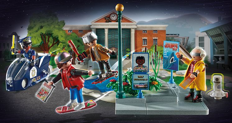 Back to the Future Part II Verfolgung mit Hoverboard von PLAYMOBIL (70634)