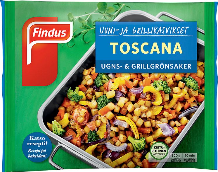 Uuni- ja grillikasvikset Toscana 500g