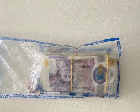 Cash seized