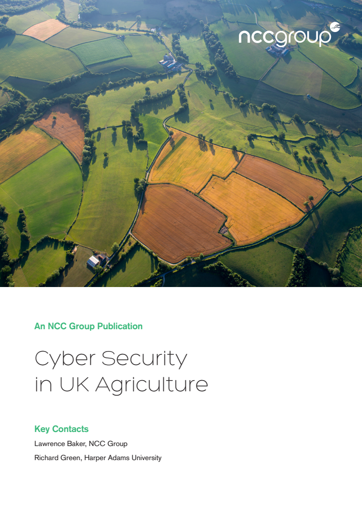 NCC Group Cyber security in UK agriculture whitepaper