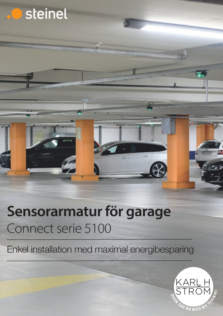 Sensorarmaturen som ger upp till 95 procents energibesparing i garage