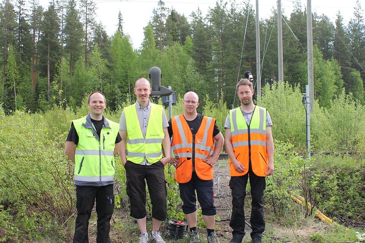 Tågtrafik med smörja i spåren