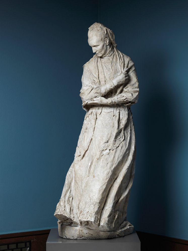 Gustav Vigeland: Camilla Collett, 1906. Plaster. Vigeland Museum, Oslo.