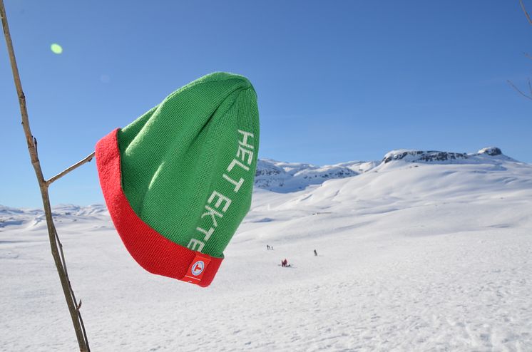 The Singles beanie from DNT, The Norwegian Trekking Association. 