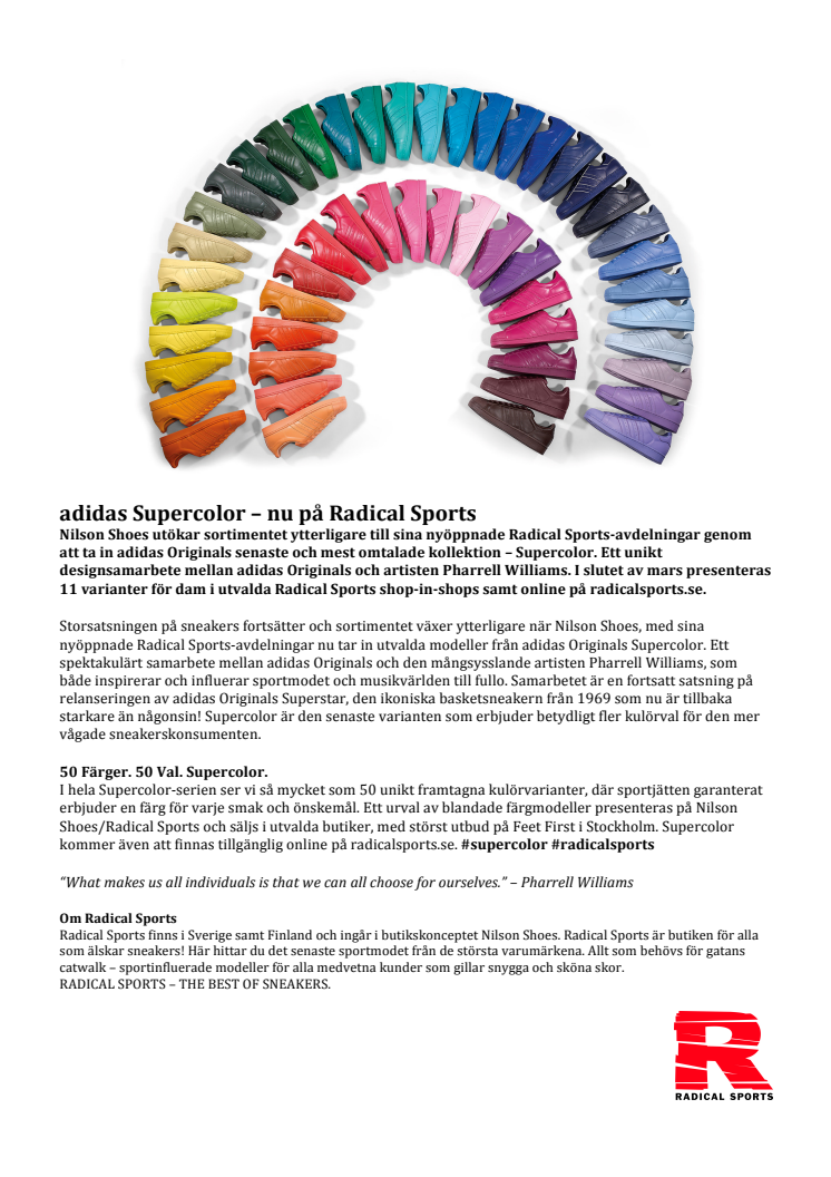 adidas Supercolor – nu på Radical Sports 