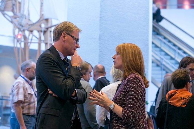 Olof Persson och Annie Lööf på Industridagen 2013