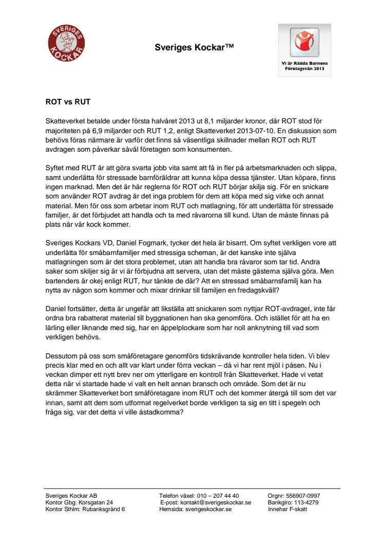 ROT vs RUT