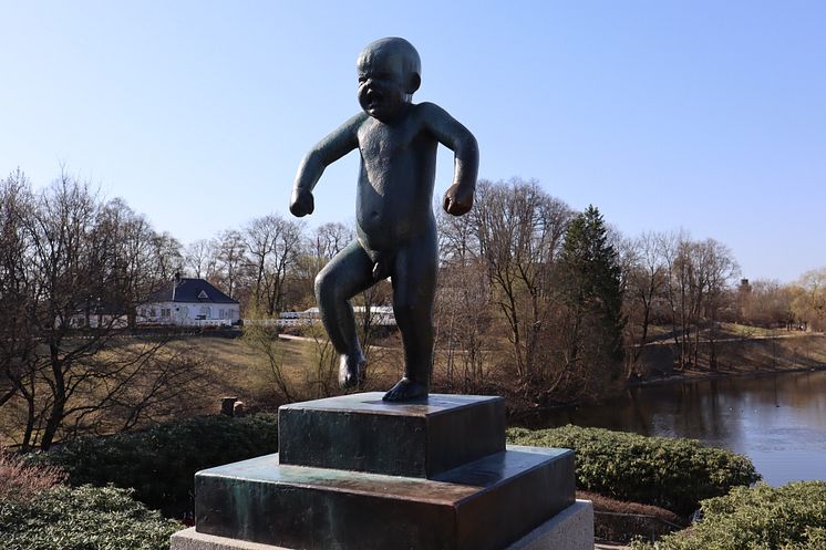 Sinnataggen "The Angry Boy" in The Vigeland Park