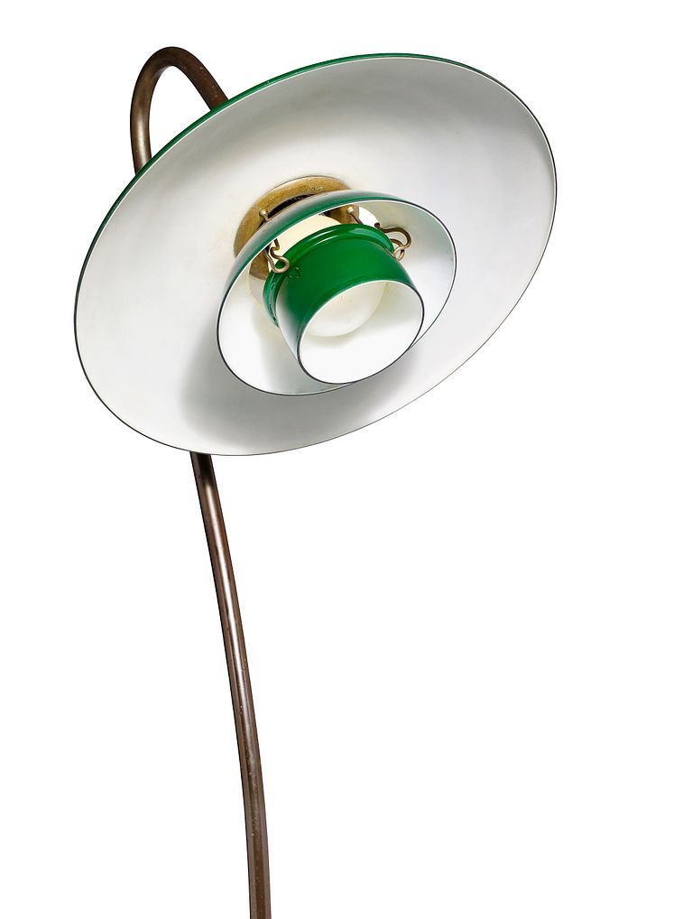 Poul Henningsen : "PH-3/2". Rare floor lamp 