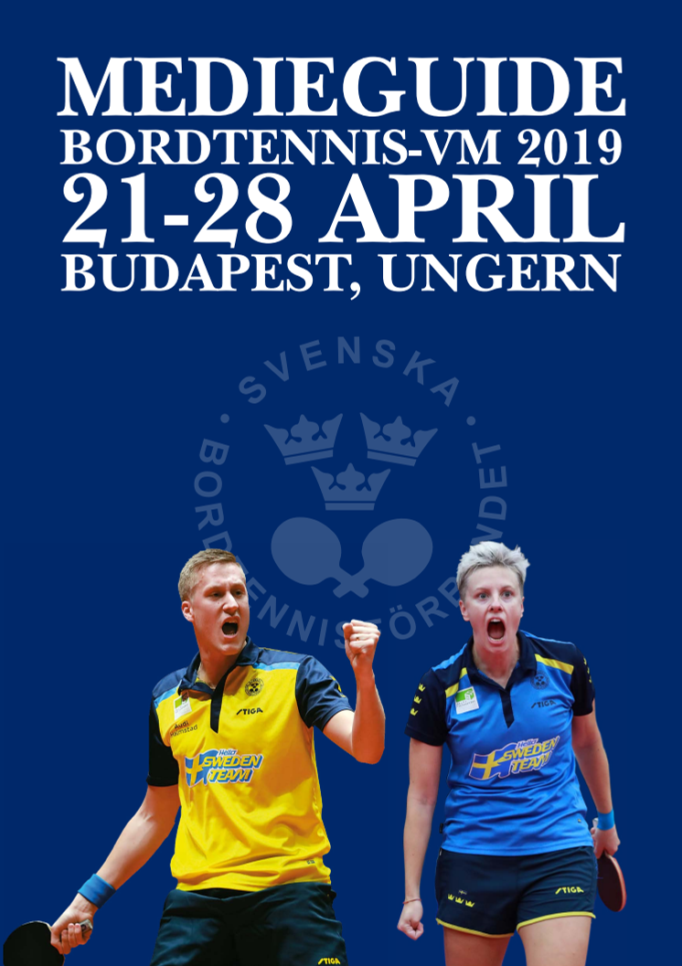 Medieguide VM 2019, Budapest, Bordtennis