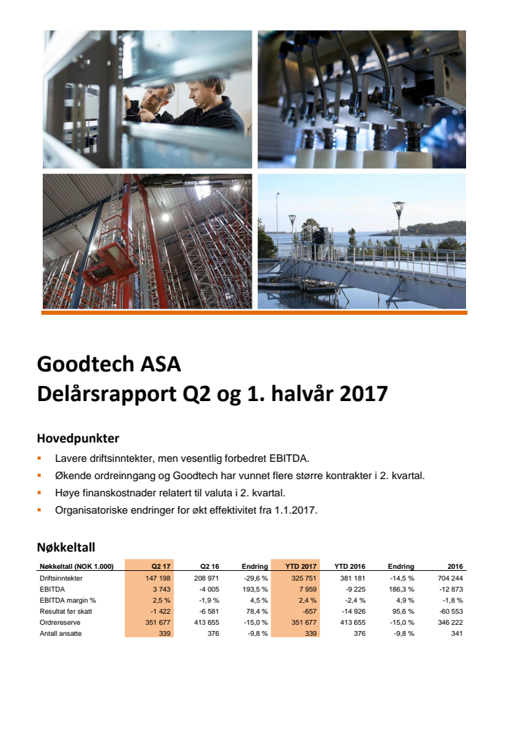 Kvartalsrapport Q2 2017