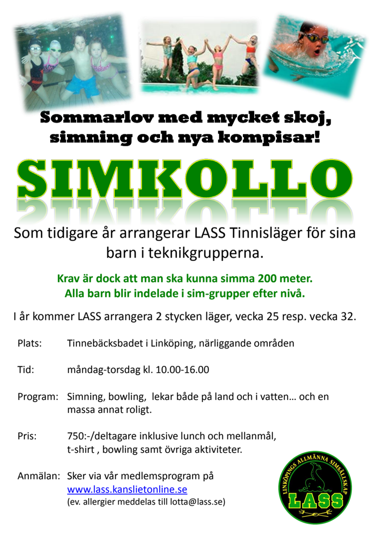 Linköpings ASS: Simkollo sommaren 2011