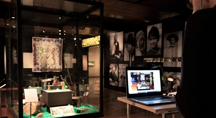 Digital visning Etnografiska museet Foto: SaraBogren_CCBY