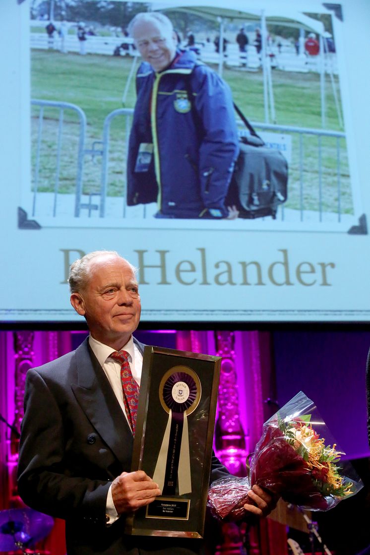 Bo Helander fick Årets hederspris