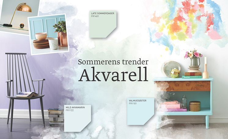 Fargerike, Sommerens Trender - Akvarell