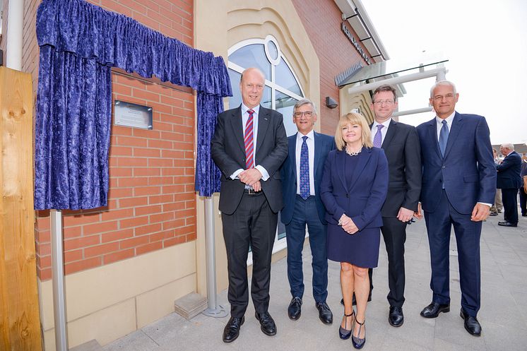 Official plaque unveiling at Kenilworth station