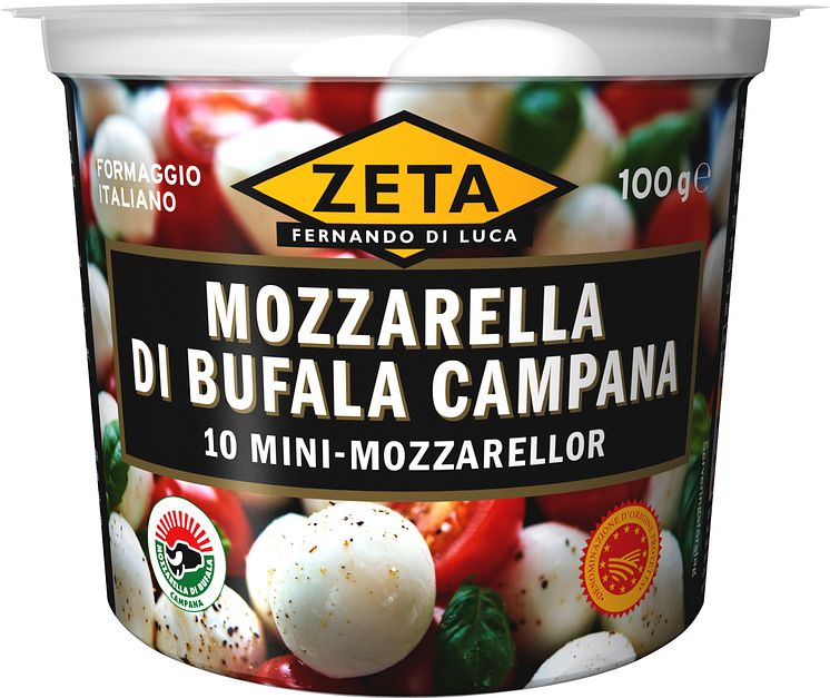 Minimozzarella di buffala campana, Zeta