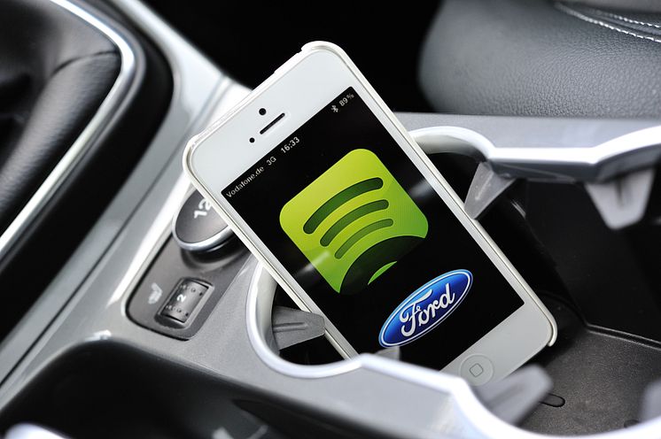 Ford och Spotifys samarbete ger streamad musik i bilen