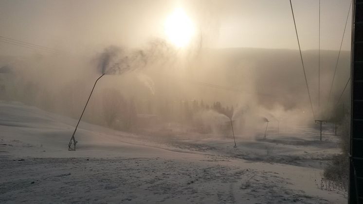 Snöläggning Duved