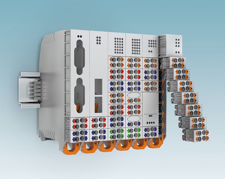 New compact housing system with modular front connection