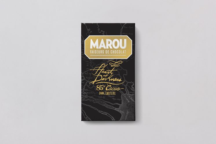 Ny prisbelönt mörk choklad från vietnamesiska Marou: Heart of Darkness 85 % kakaohalt