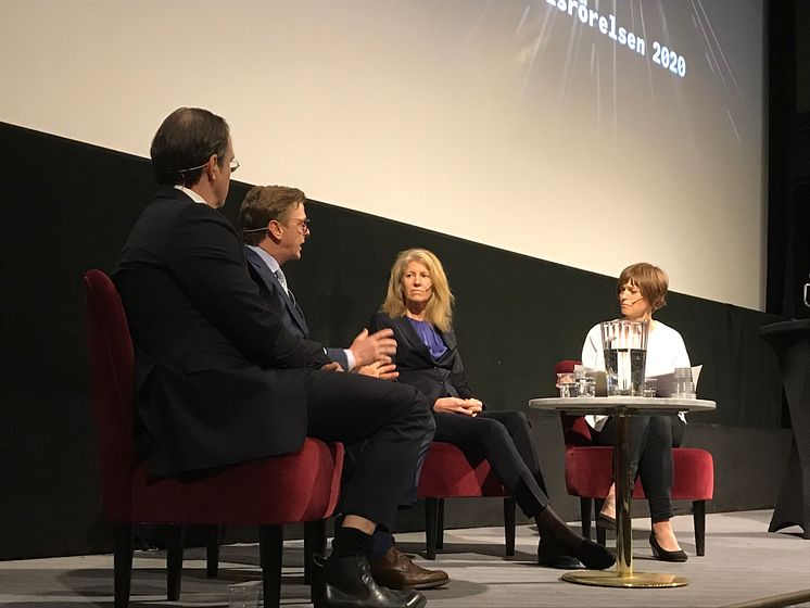 Anders Borg, Carl Eckerdal, Kerstin Hallsten och Åsa Julin