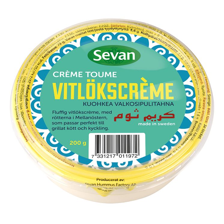 Vitlökscrème Crème Toume