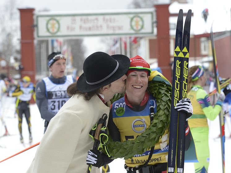 Katerina Smutná, Österrike, vann Vasaloppet 2016