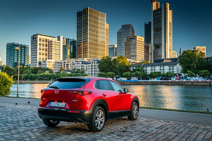 Mazda CX-30 i Soul Red Crystal