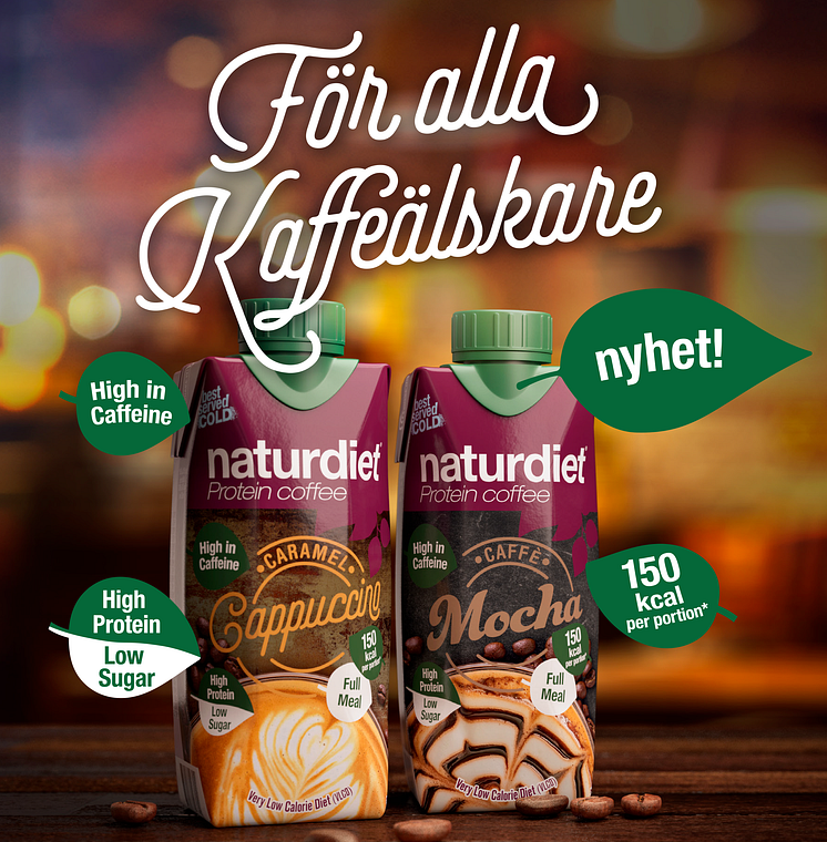 Naturdiet Protein Coffee Shakes för alla kaffeälskare