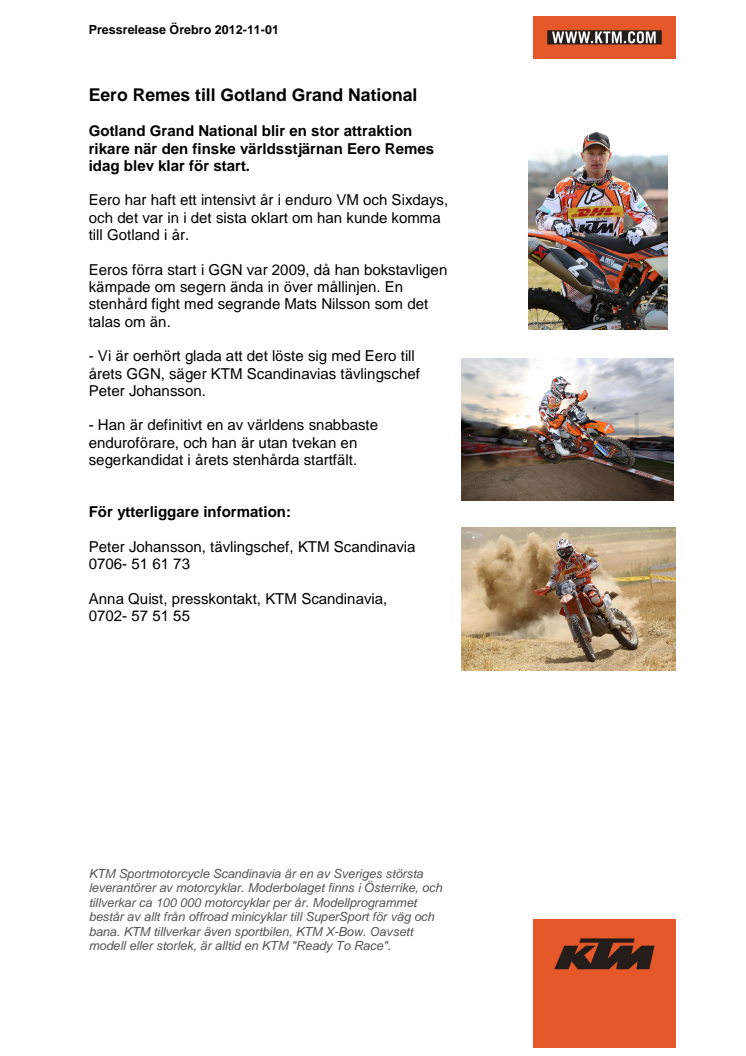Eero Remes till Gotland Grand National