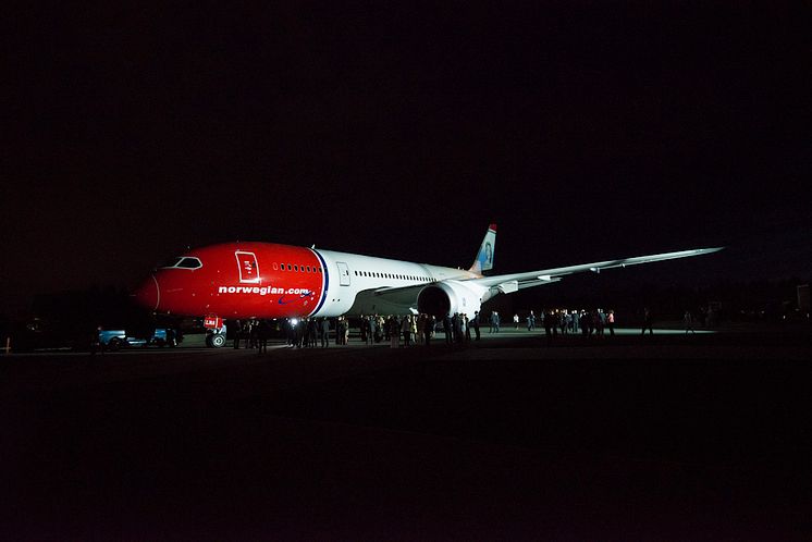 Norwegians första Dreamliner leveras från Boeing 28 juni 2013