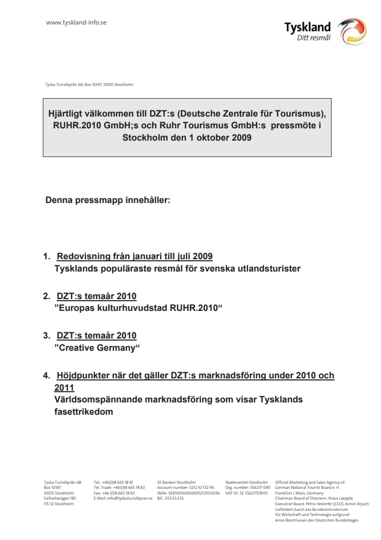 Metropolregionen Ruhr - Europas kulturhuvudstad RUHR.2010
