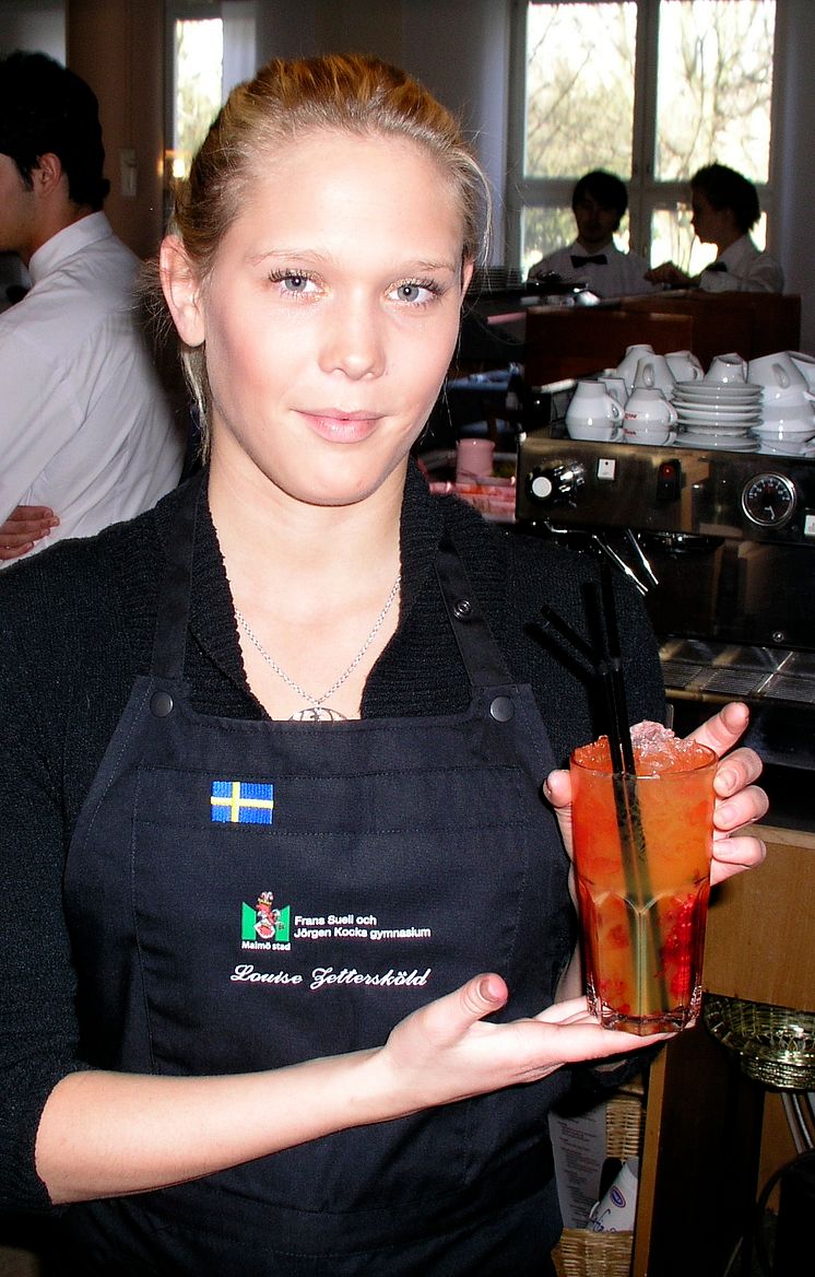 Louise Zettersköld i europeisk bartendertävling