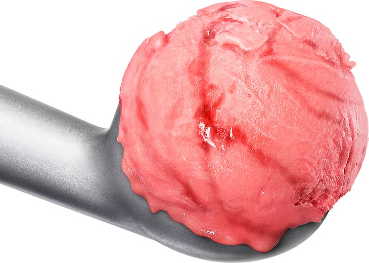 Hallonsorbet