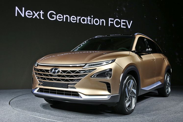 Hyundai Motor förhandsvisar nästa generationens vätgasdrivna SUV.