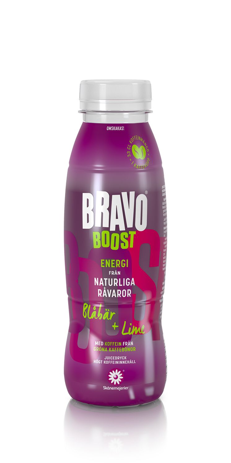 Bravo Boost 33 cl – Blåbär/Lime