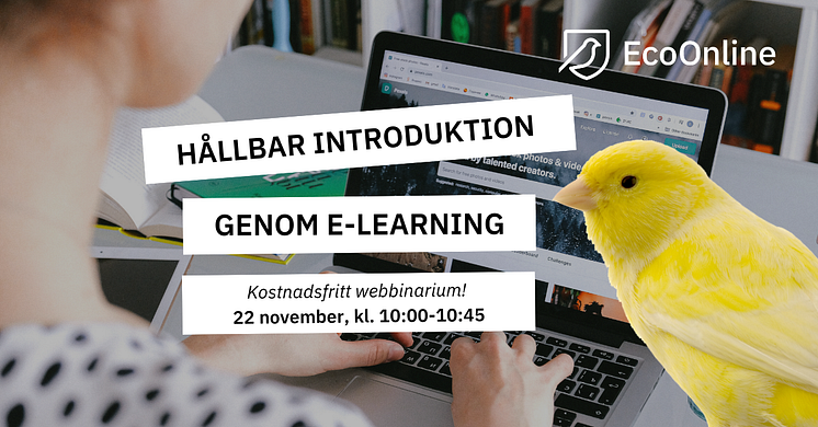 SE - webinar Hållbar introduktion genom e-learning