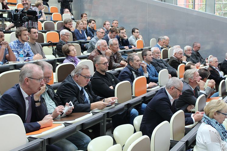 Podiumsdiskussion „Zukunftsbranche Luftverkehr am Standort Berlin Brandenburg“ am 15. Oktober 2016 an der Technischen Hochschule Wildau