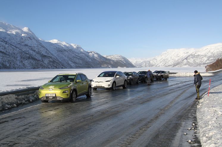 Elbilforeningen (EV Norway)'s winter event 