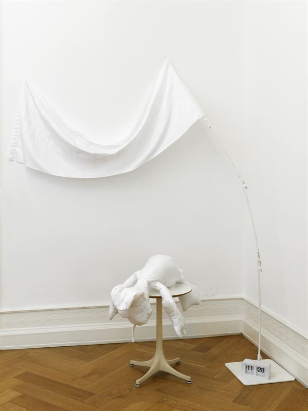 Cosima von Bonin, The Table (Simpson, Eeyore, Duck & Duck Version) 2011