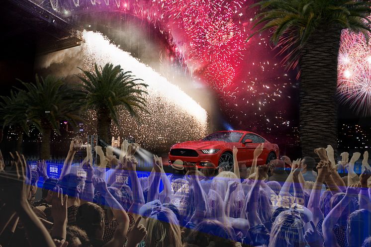 Mustang juhlistaa Sydneyn uutta vuotta