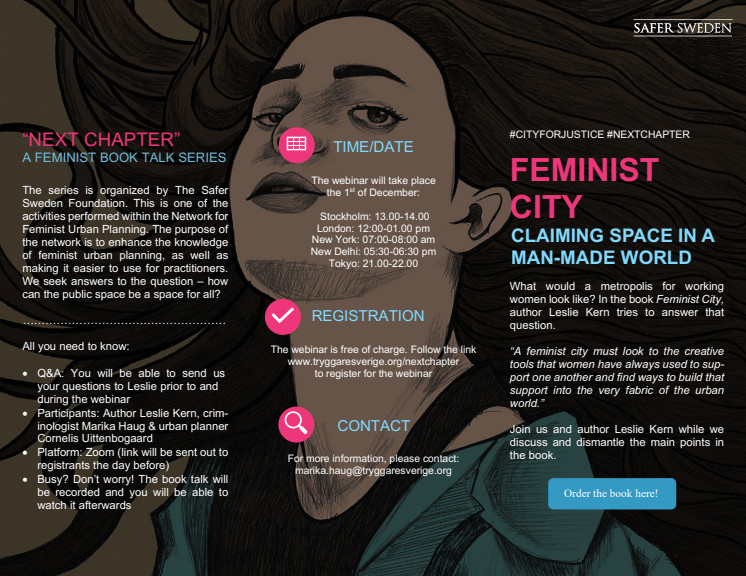 Next chapter - a feminist book talk series: Leslie Kern