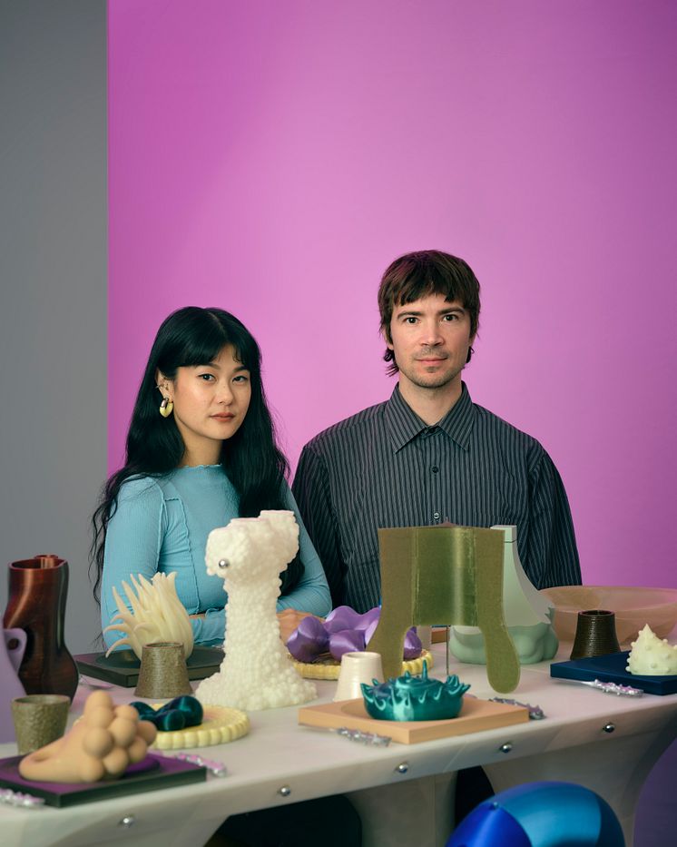 Anny Wang och Tim Söderström på Röhsska museet