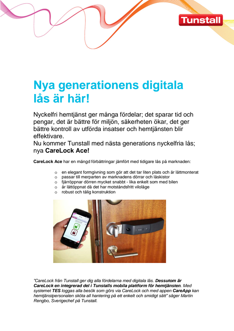 Nya generationens digitala lås är här!