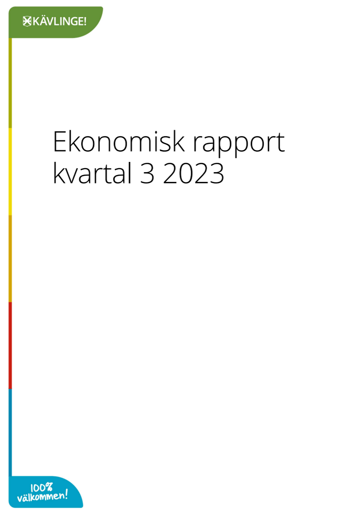 Ekonomisk rapport för Kävlinge kommun kvartal 3 2023.pdf